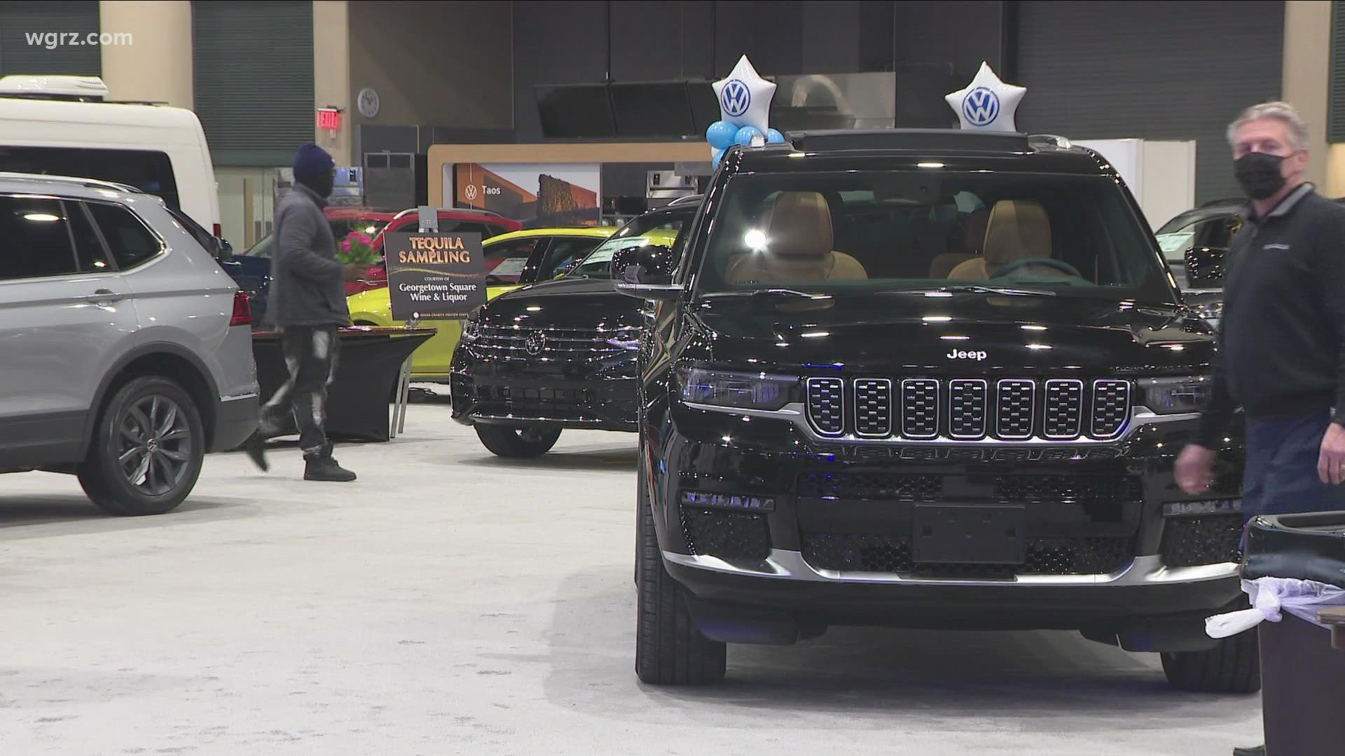 E.V.S. stealing the show at the Buffalo Auto Show