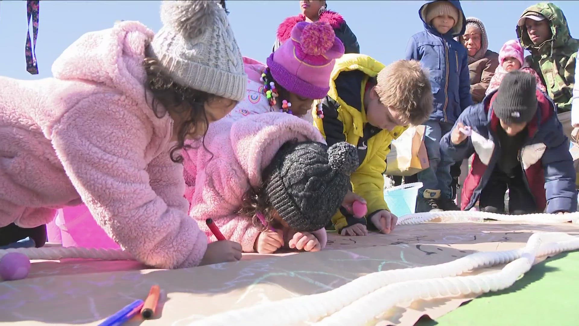 The second Easter eggstravaganza was held at Mc'carthy Park on East Amherst Street Sunday.