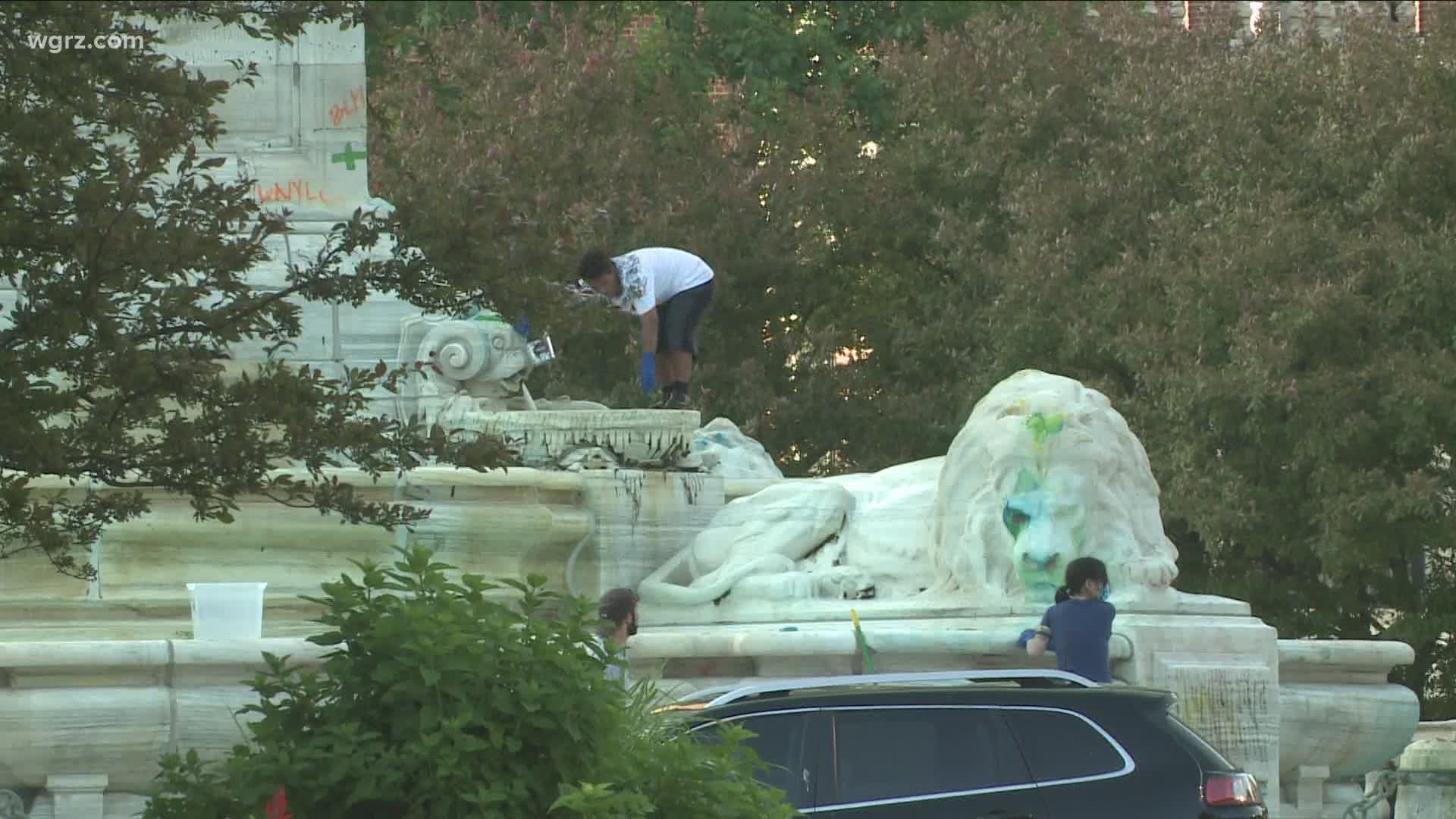 McKinley monument vandalized