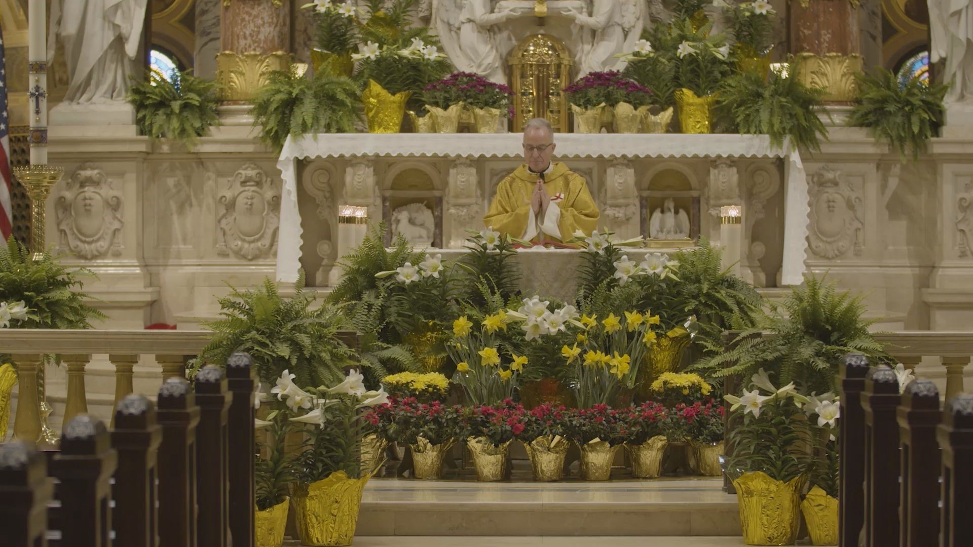 Our Lady of Victory National Shrine and Basilica hosts Easter Sunday Mass