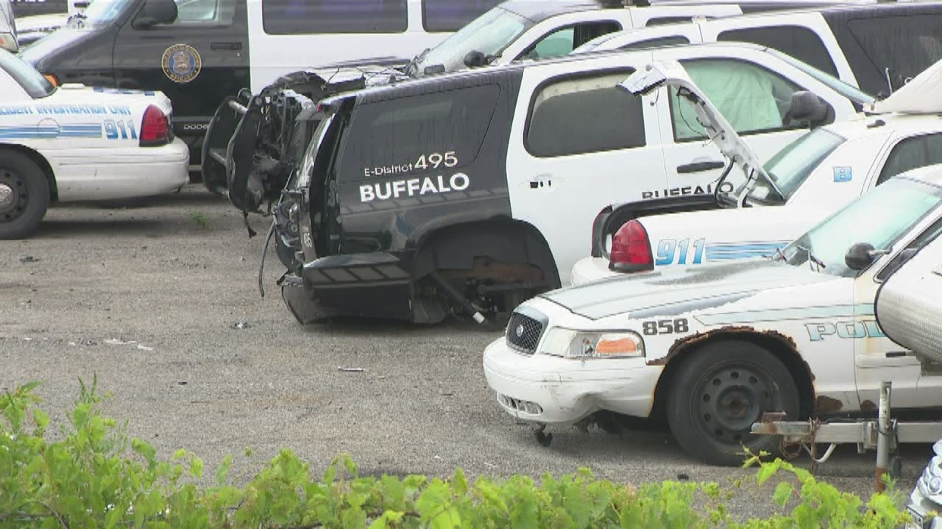 Buffalo Police Commissioner Byron Lockwood said his department hasn't ordered any of the new cars they were authorized to purchase last summer.