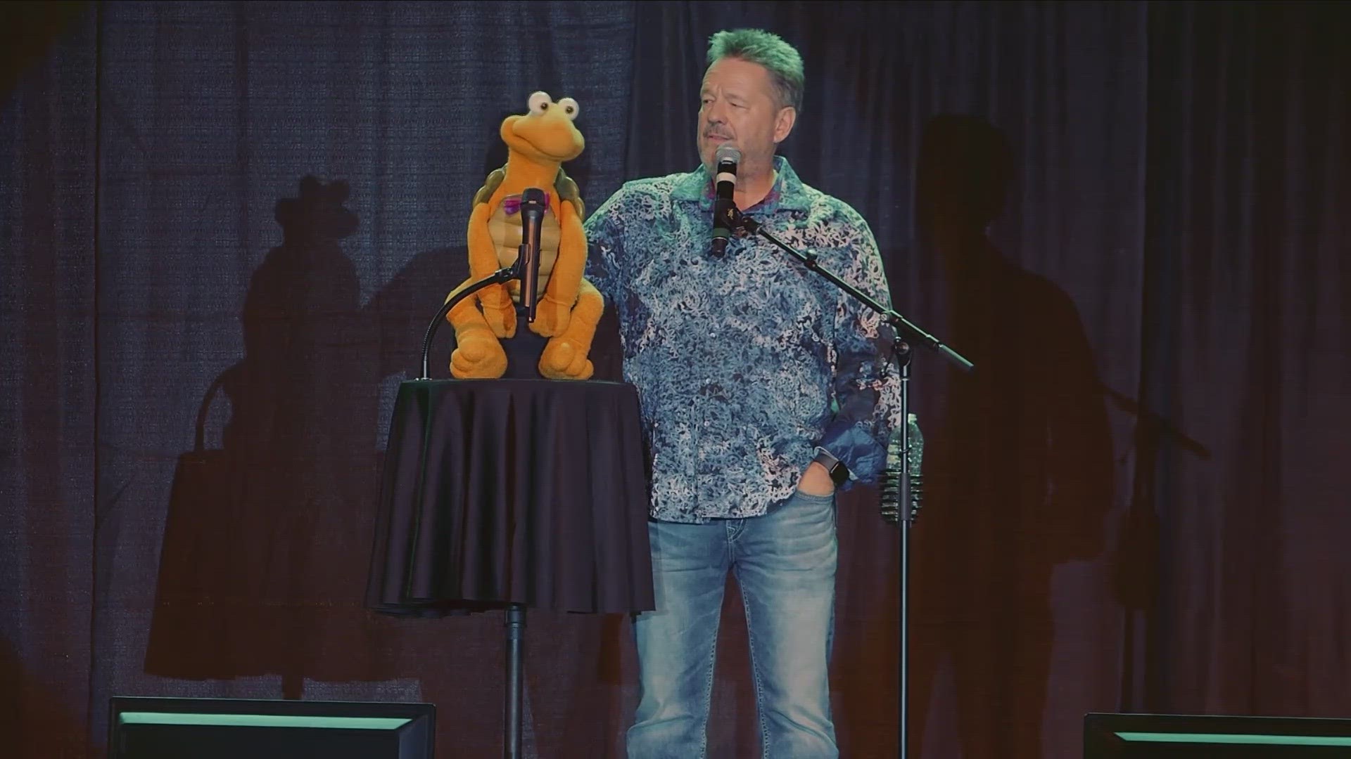 Ventriloquist Terry Fator visits with Most Buffalo