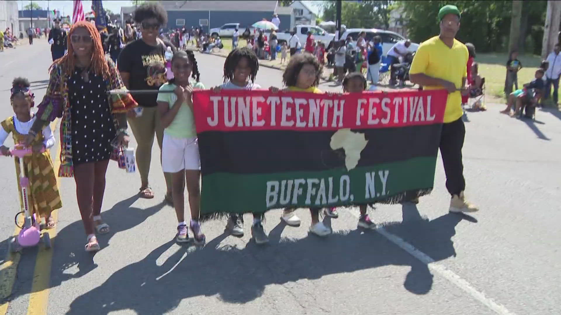 Thousand came out in East Buffalo Saturday to celebrate.