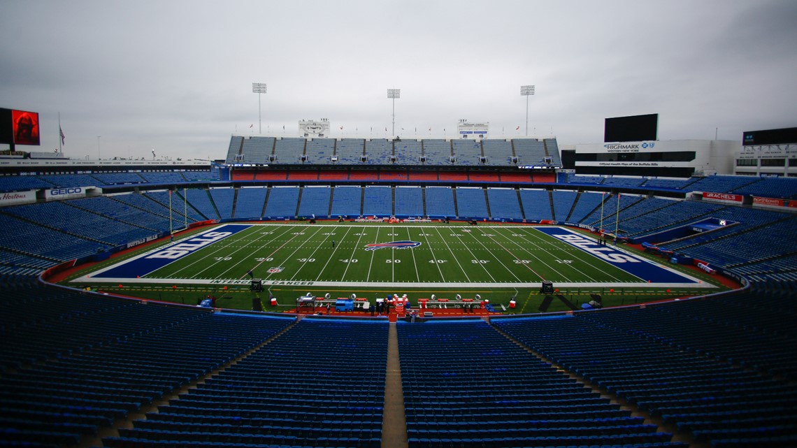 Buffalo Bills Blue and Red Practice Highmark Stadium 2022 