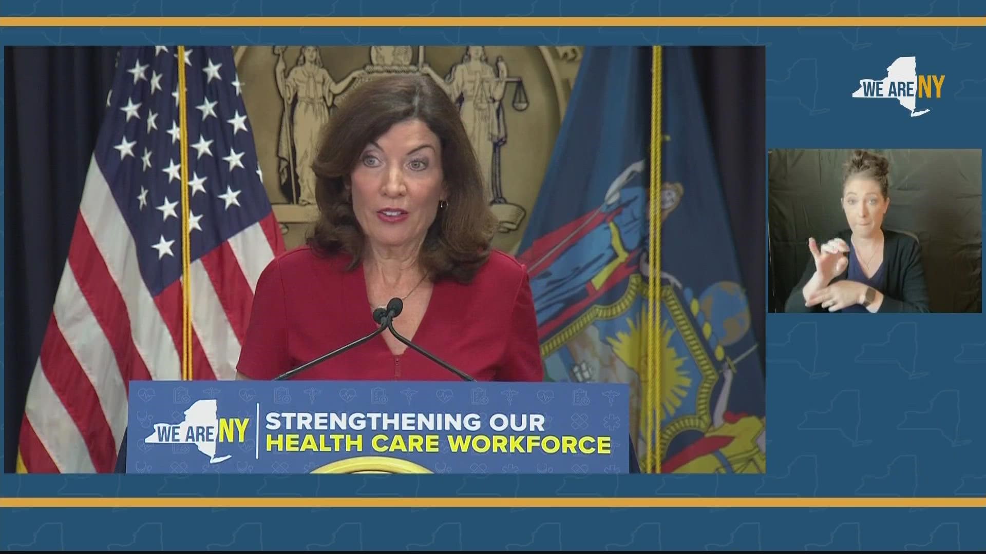 Gov. Hochul discusses students and COVID and bail reform