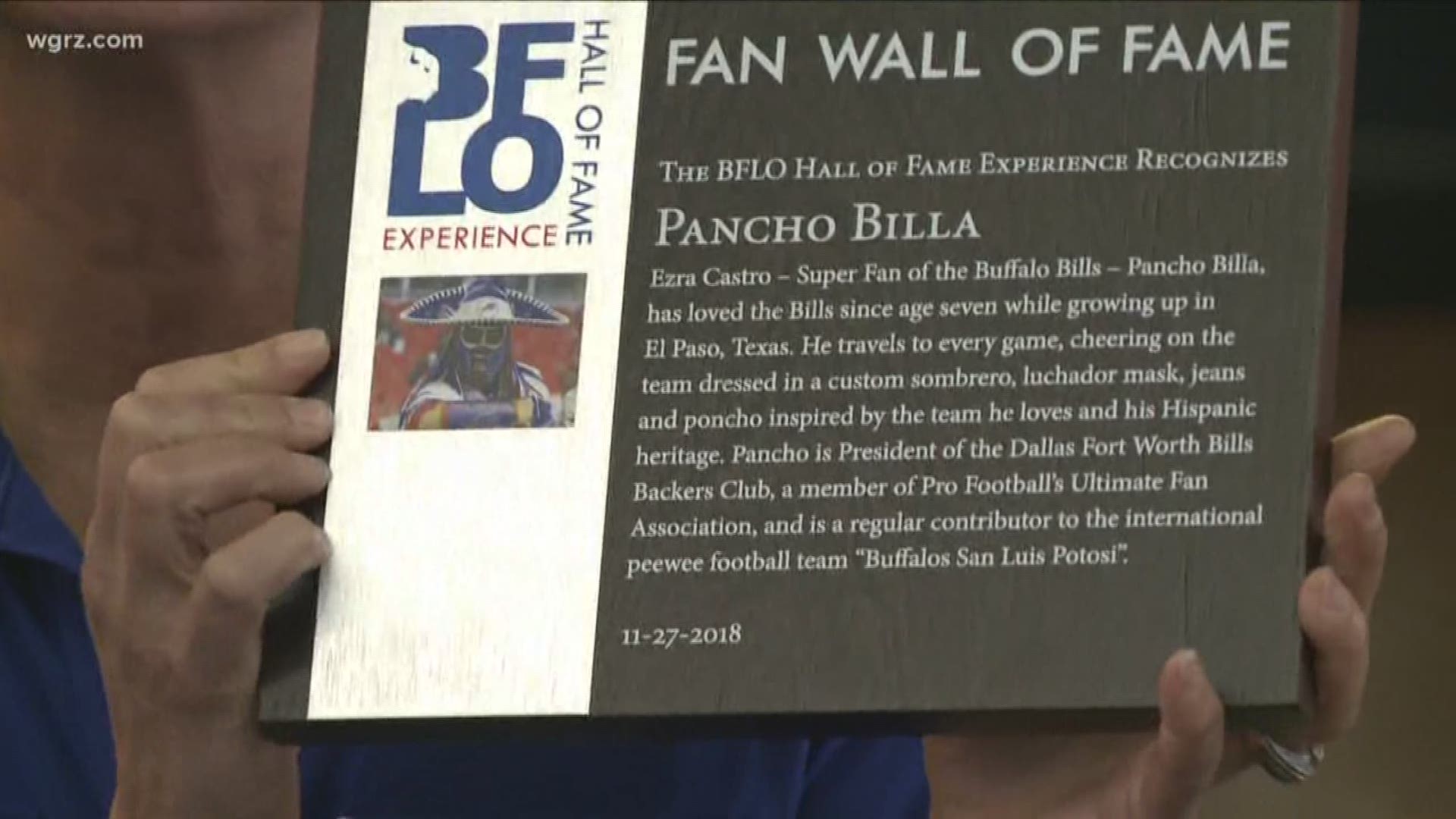 Pancho Billa Made First "Wall Of Fame" Fan