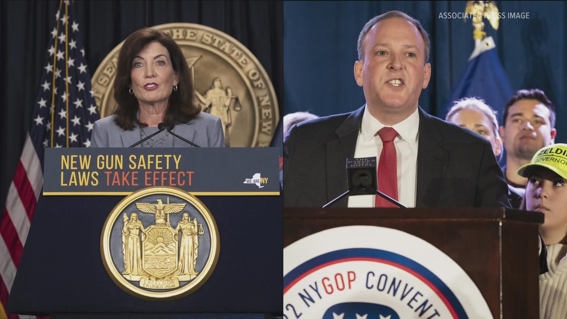 SIENA FOUND THAT GOVERNOR KATHY HOCHUL LEADS BY 11 POINTS... WHILE QUINNIPIAC HAD HER OPPONENT CONGRESSMAN LEE ZELDIN *ONLY TRAILING 4 POINTS
