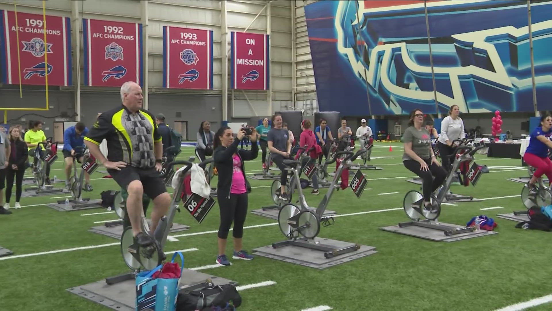 This Sunday, the American Heart Association will host CycleNation at the Buffalo Bills Field House. 