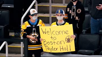 Day after three-player trade finalizes, Bruins beat Sabres 3-2 in shootout