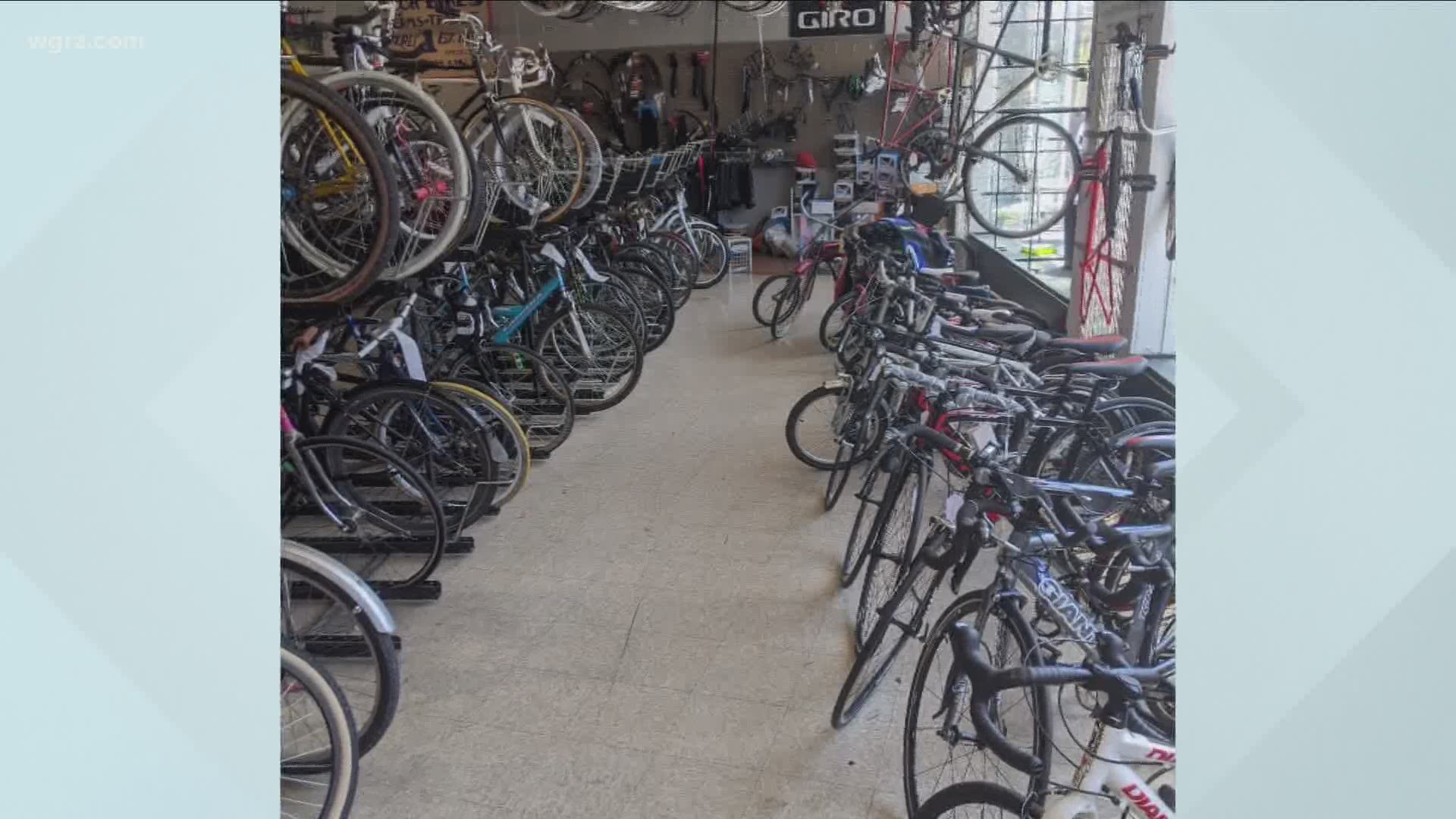 Rick's Cycle Shop in Allentown says they sold out of most of their available bikes by the end of May.