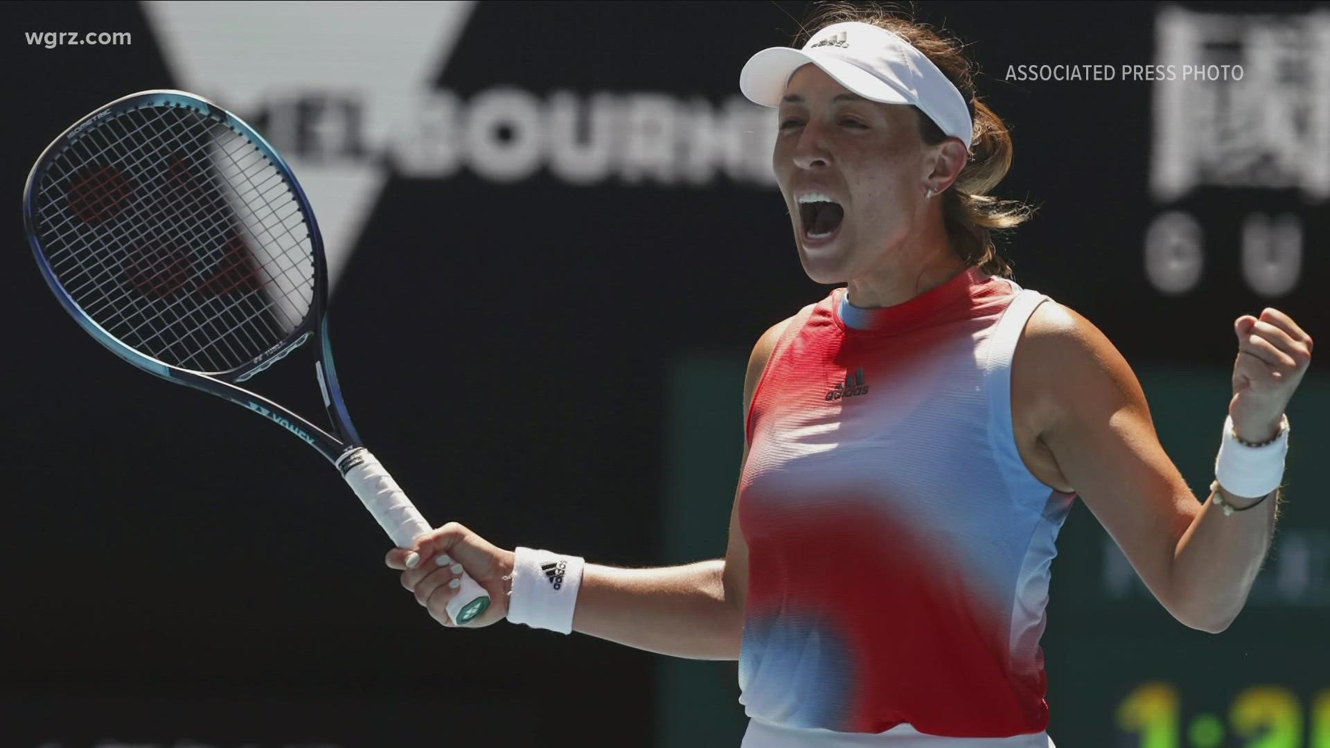 Jessie Pegula on to the quarterfinals in the Australian Open