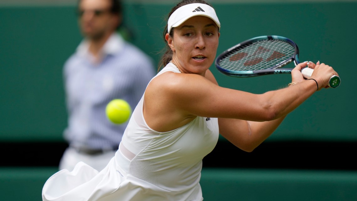 Jessica Pegula advances at Wimbledon