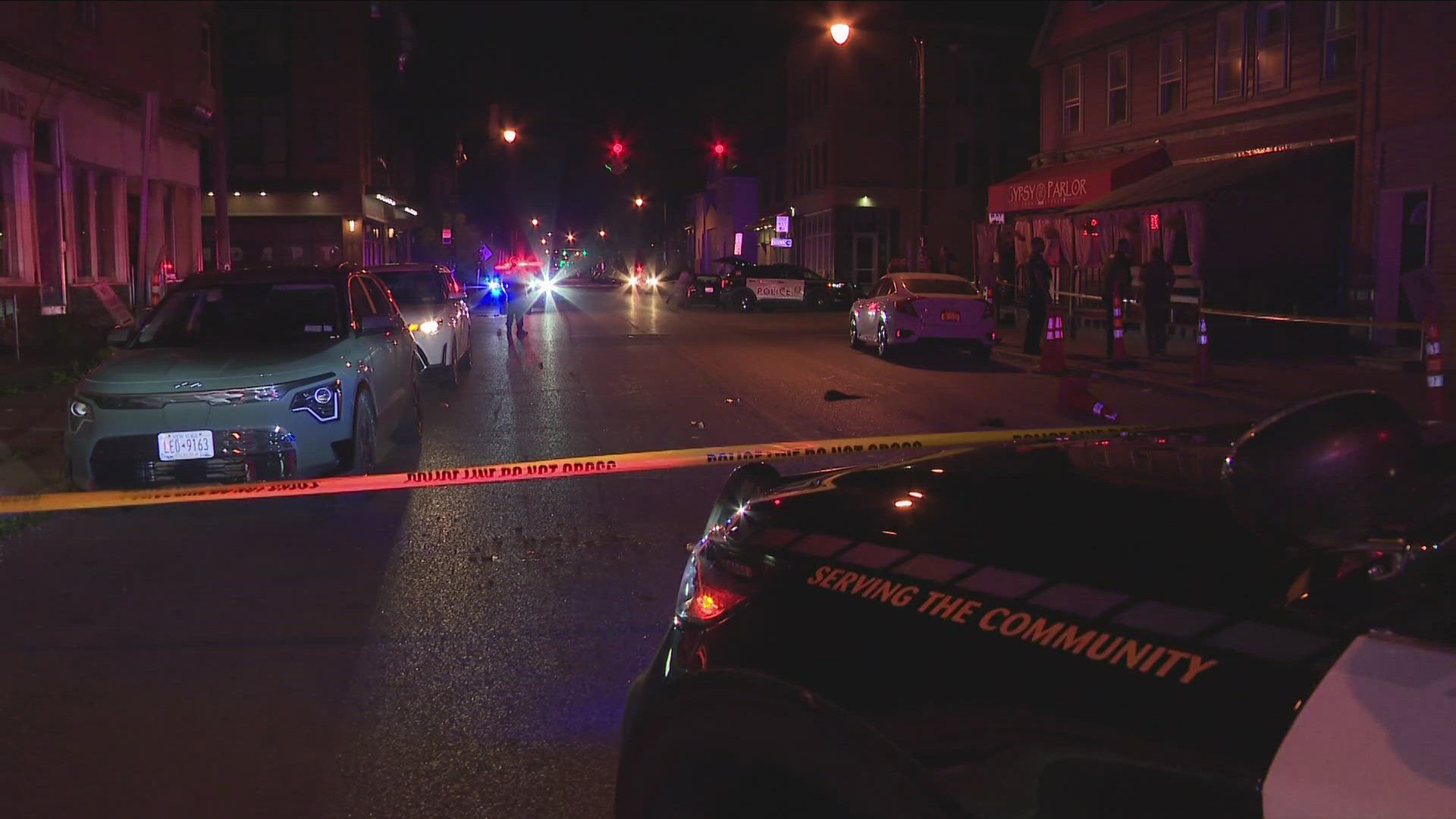 Buffalo police are investigating an overnight shooting on Grant Street