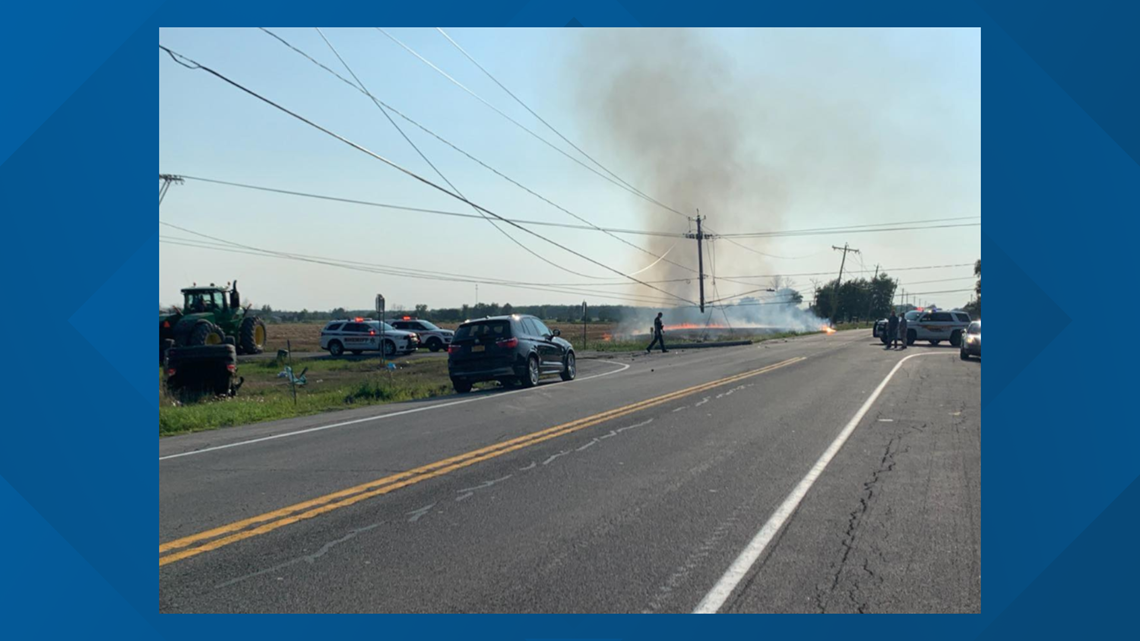 Man Arrested After Crashing Into Power Lines, Sparking Grass Fire ...