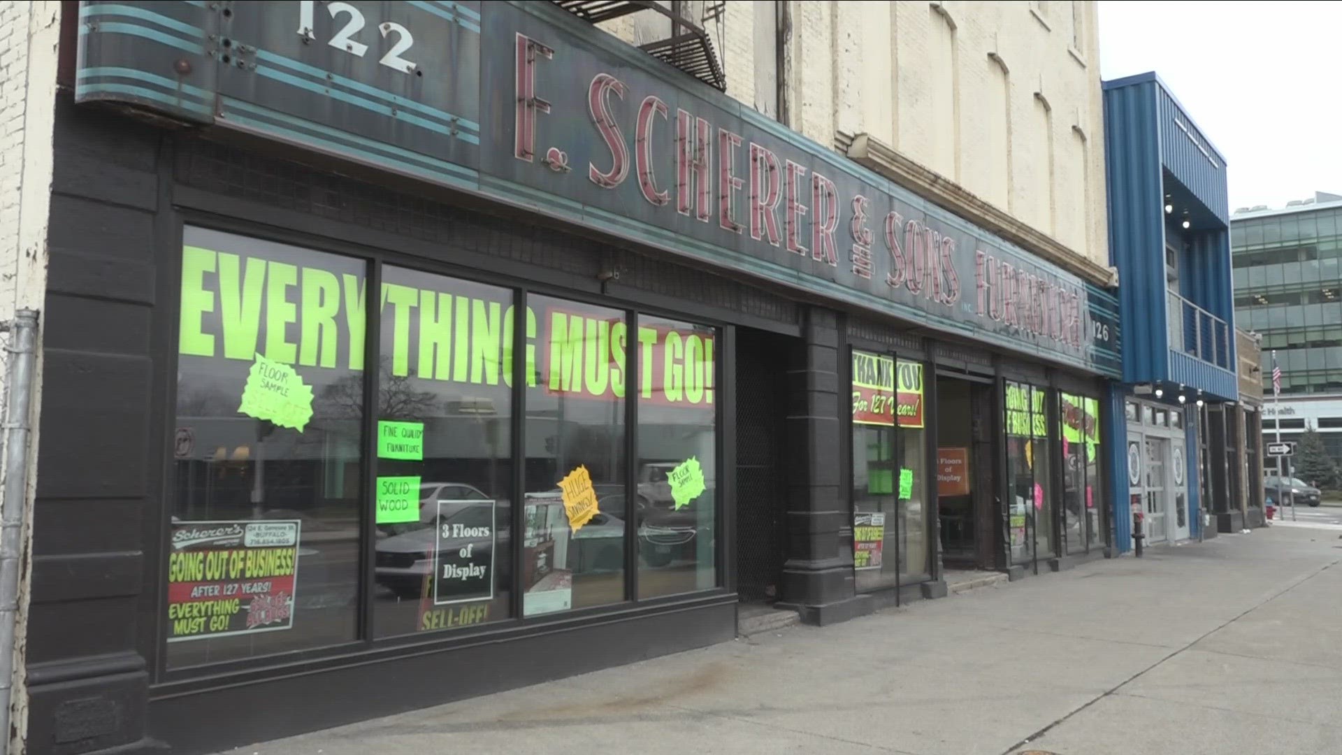 Downtown Buffalo furniture store closing after 127 years