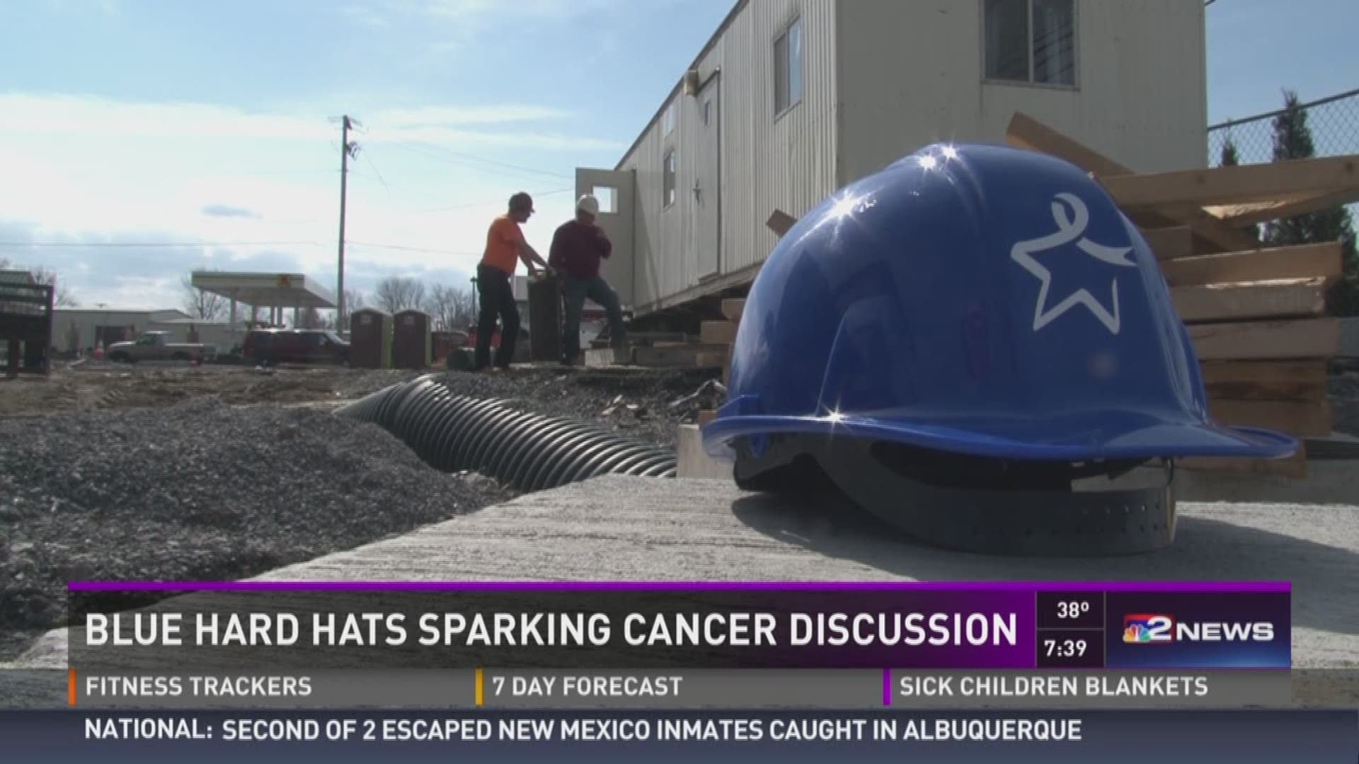 A Western New York colon cancer survivor came up with the Blue Hope Hard Hat Initiative to get people talking about early detection and health screenings.