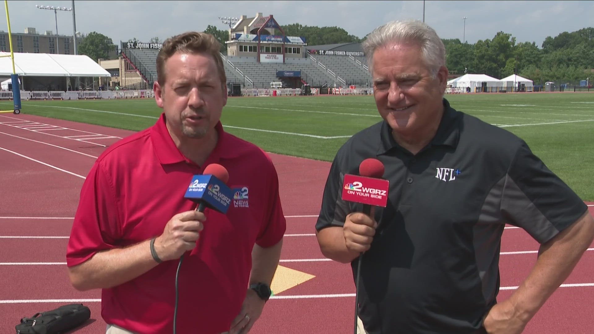 Former NFL coach Steve Mariucci talks with Channel 2 Sports Director Adam Benigni about Josh Allen's progress, Von Miller's knee, and the race in the AFC East.