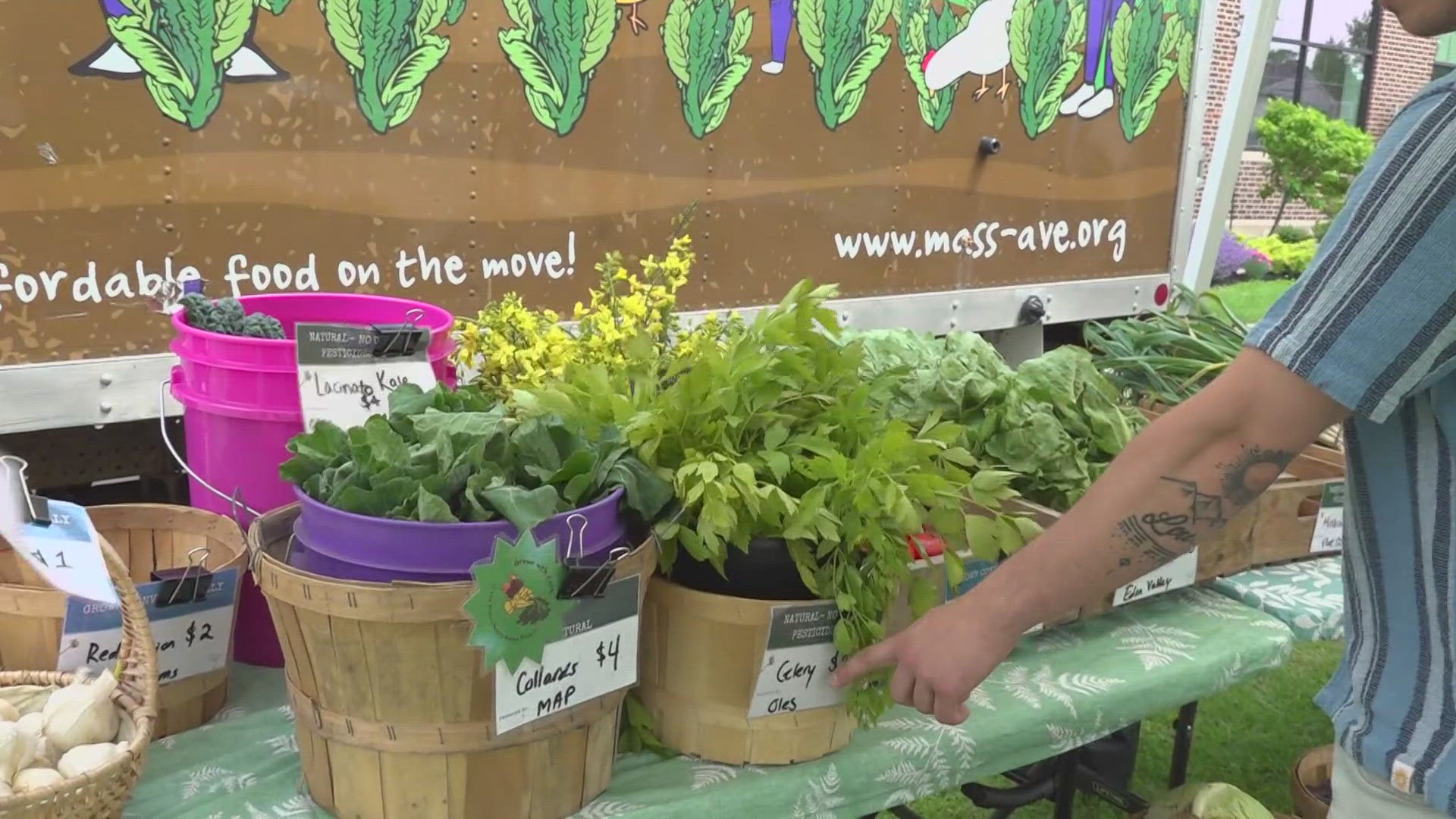 The market accepts SNAP, Double Up Food Bucks, and now offers a new MAP Harvest Savings Program — giving shoppers up to 50 percent off based on need