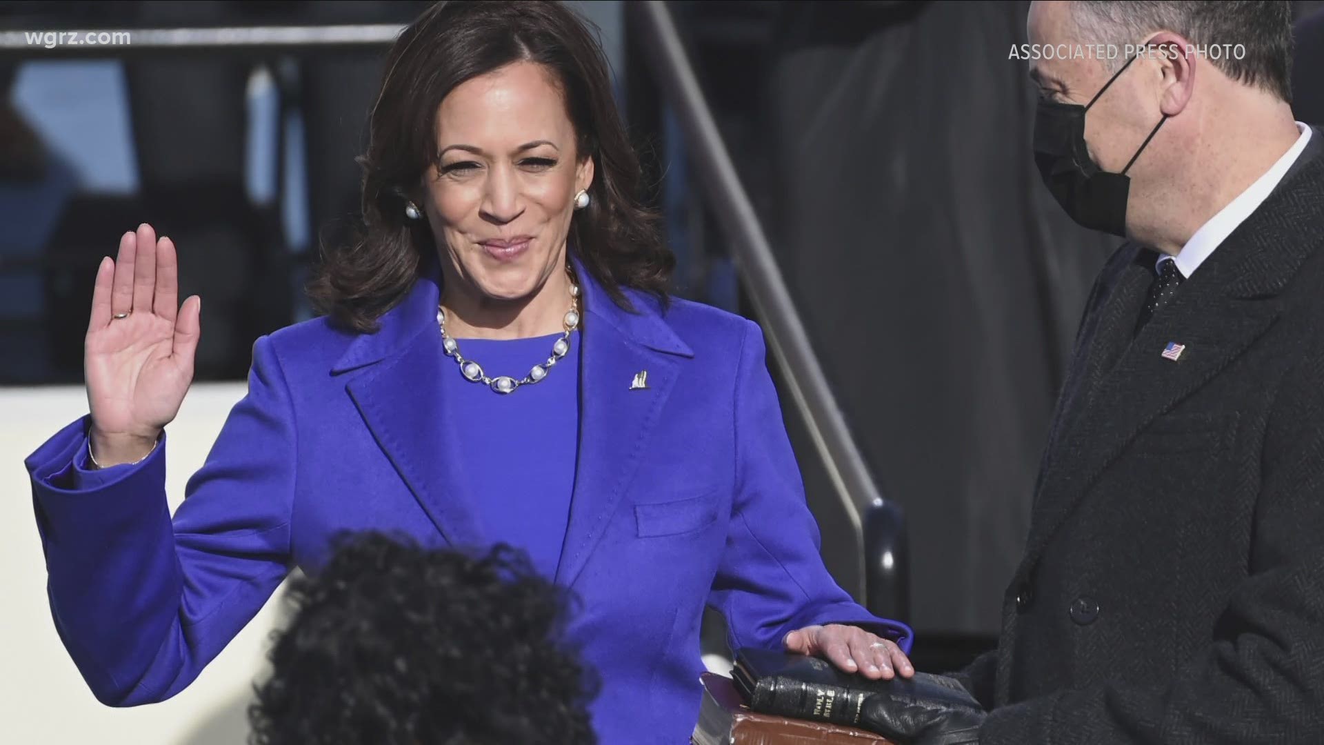 Vice President Harris made history Wednesday afternoon as the first female, Black vice president when she was sworn into office.