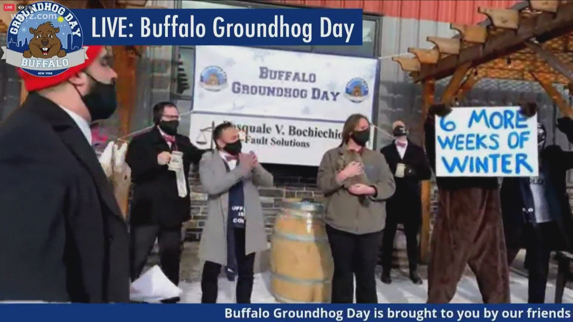 While Groundhog Day is technically February 2nd the Buffalo Groundhog Day Society held their virtual bash early.