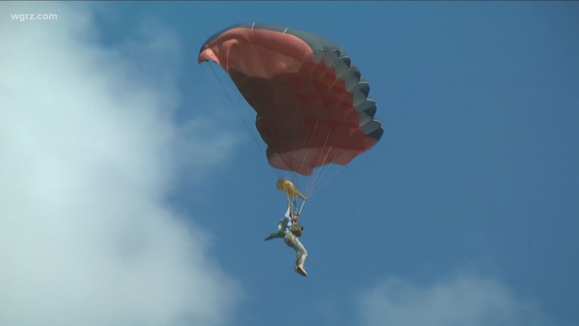 A group of skydivers will make what they say is the world's first skydive over Niagara Falls.