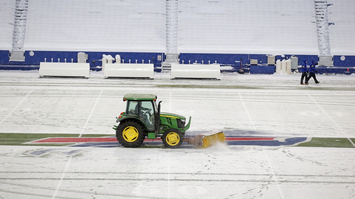 PHOTOS: Highmark Stadium snow removal | wgrz.com