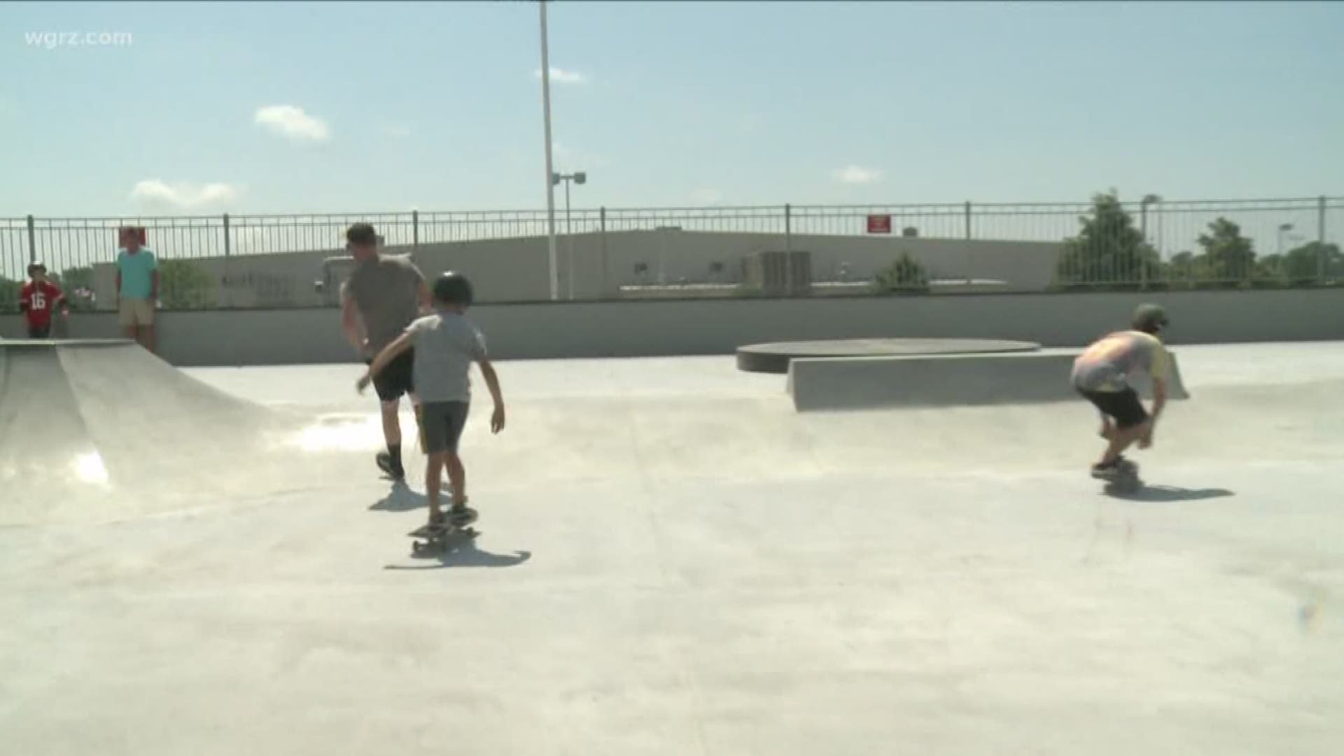 Ribbon cutting held for opening of Alix Rice Skatepark