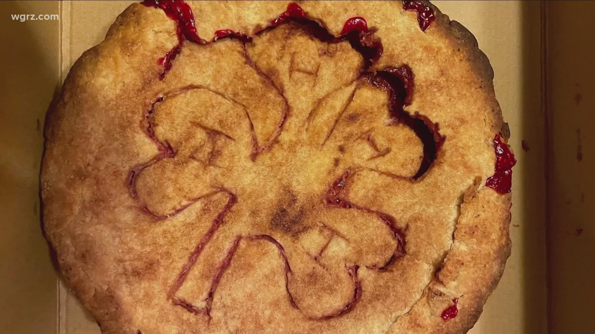 A man at the Wyoming County Fair paid four thousand dollars for a homemade pie at the 4-H auction. We talked with the pastry chef who baked it and winning bidder.