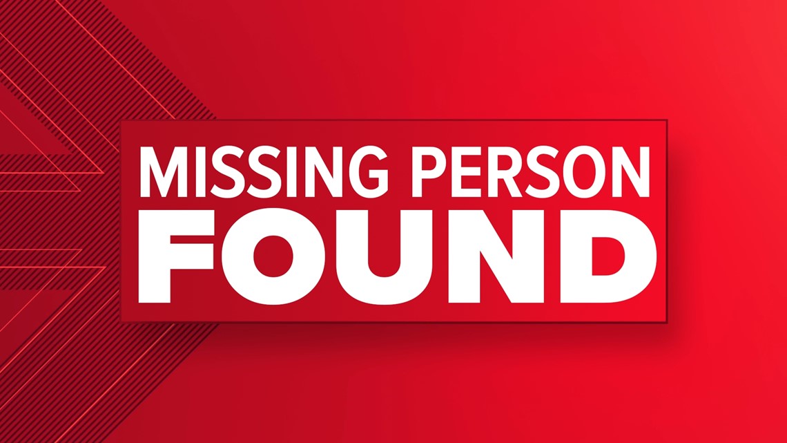Missing Vulnerable Adult Found Safe 3005