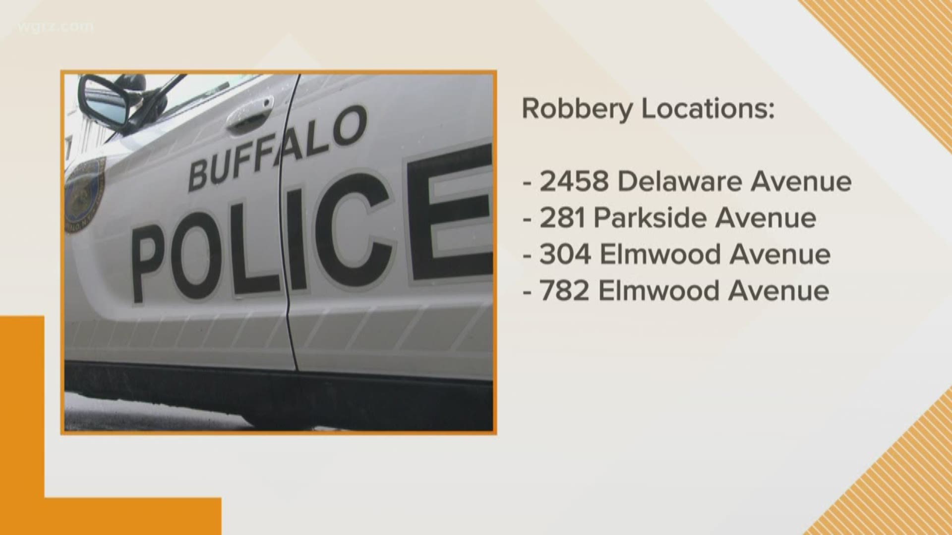Officers say four different 7-eleven stores were robbed early Monday morning.
