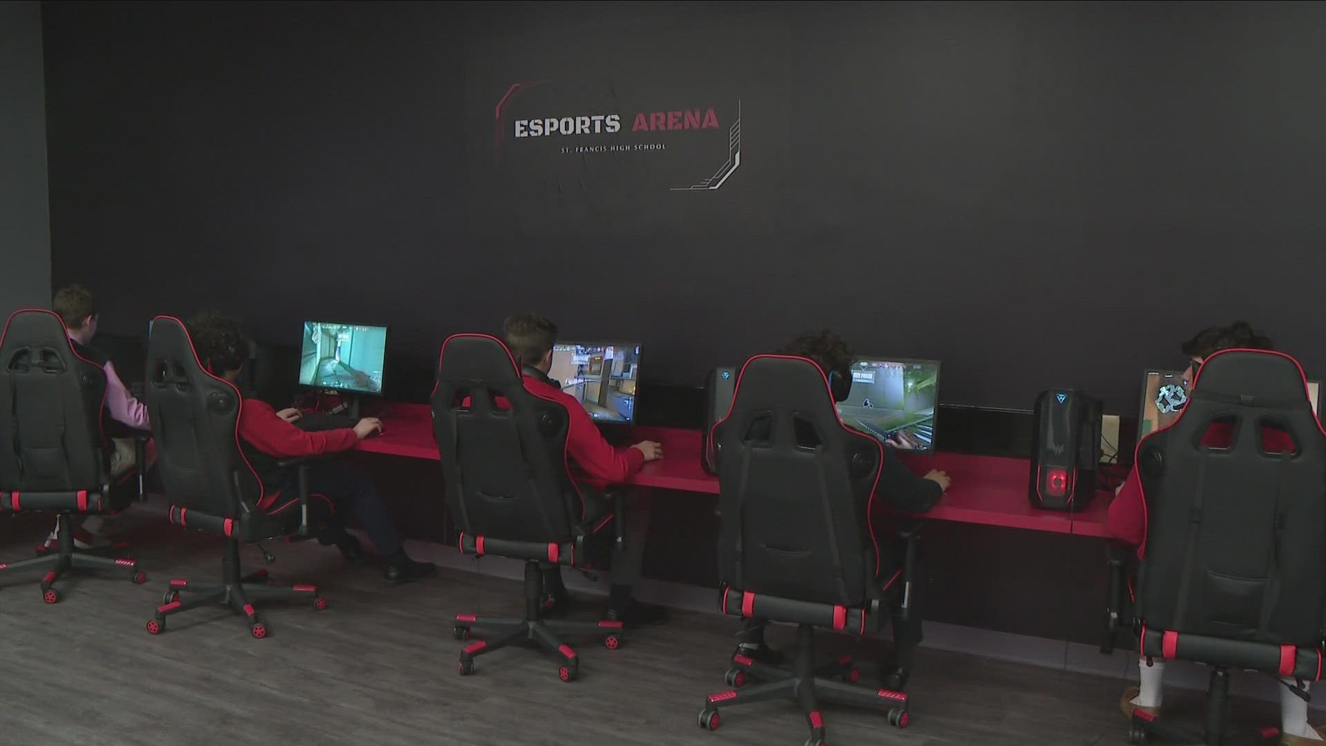 St. Francis H.S. creates video game arena ESPORTS in their school