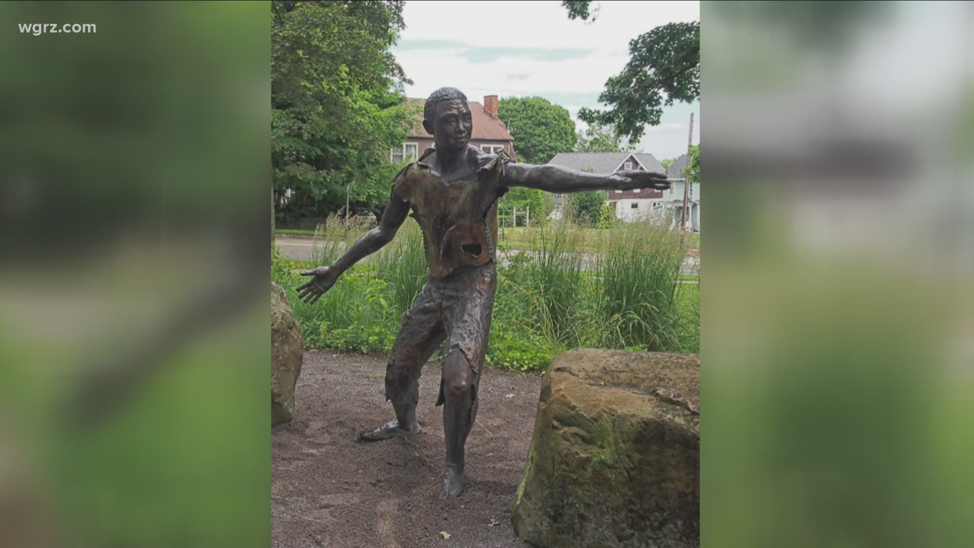 Statue stolen from Dow Park in Jamestown