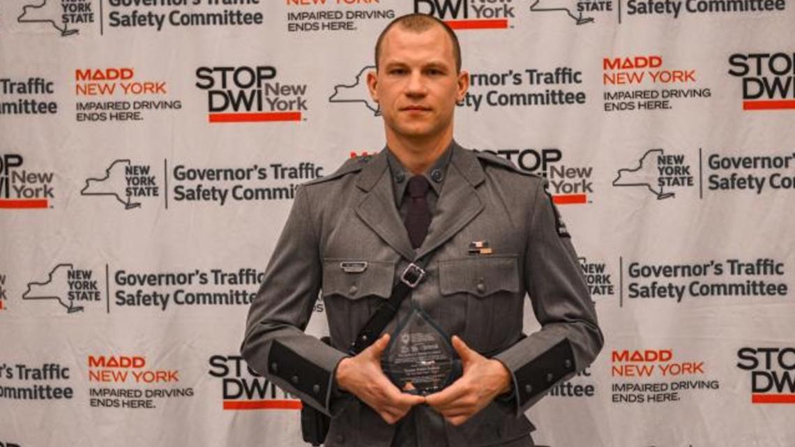 State Trooper stationed in Buffalo receives Recognition of Excellence award