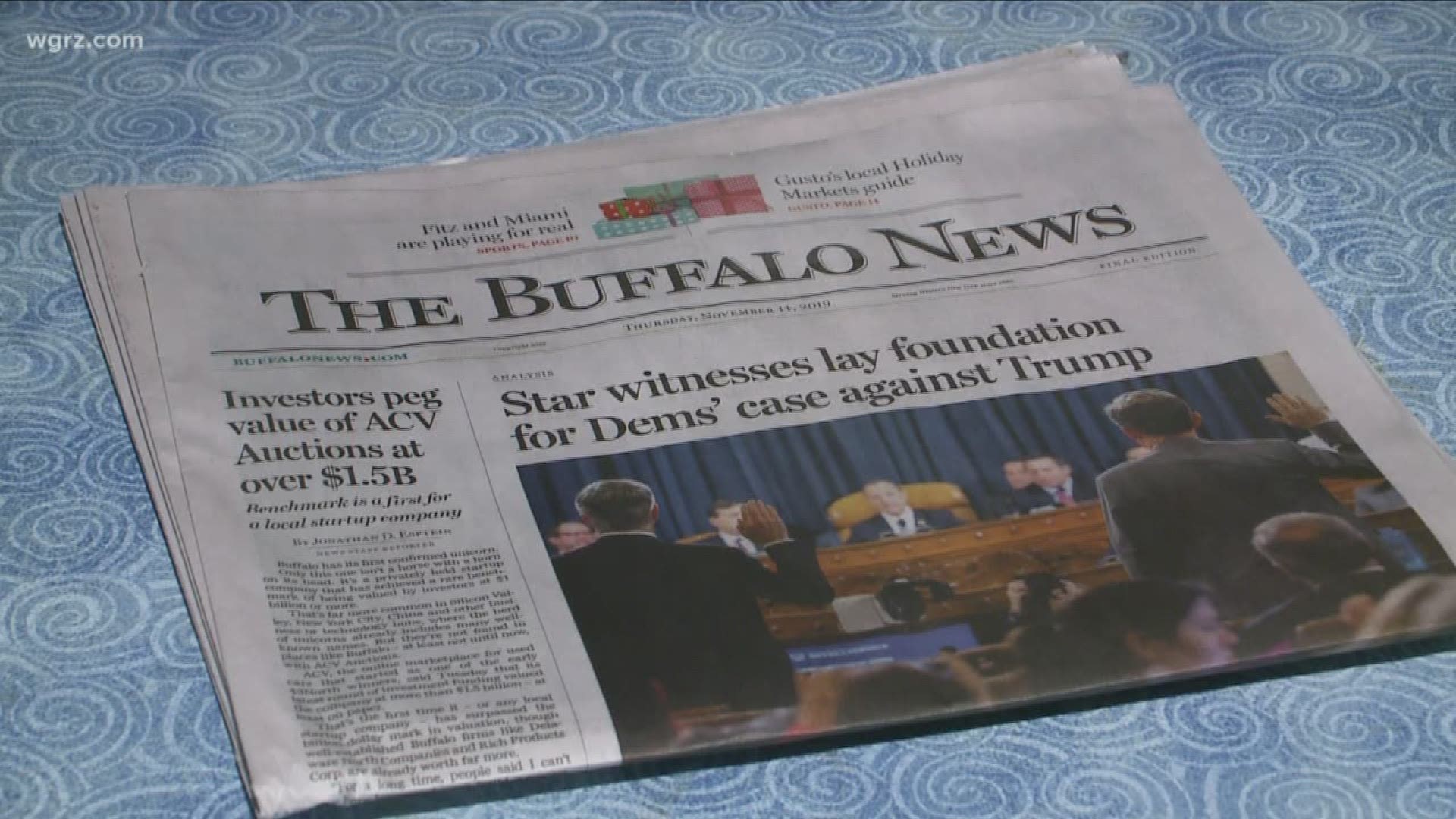 Buffalo Evening Newspaper rate increase