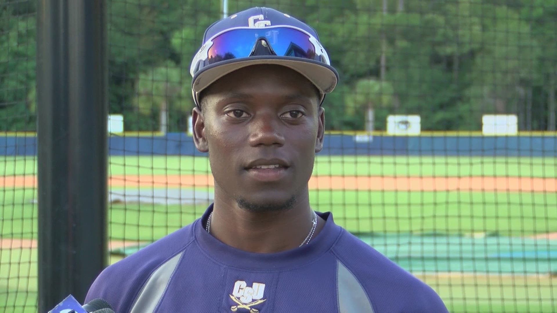 Charleston Southern junior outfielder Chris Singleton was taken in the 19th round by the Chicago Cubs. He talked about that moment and also what it means for his family.