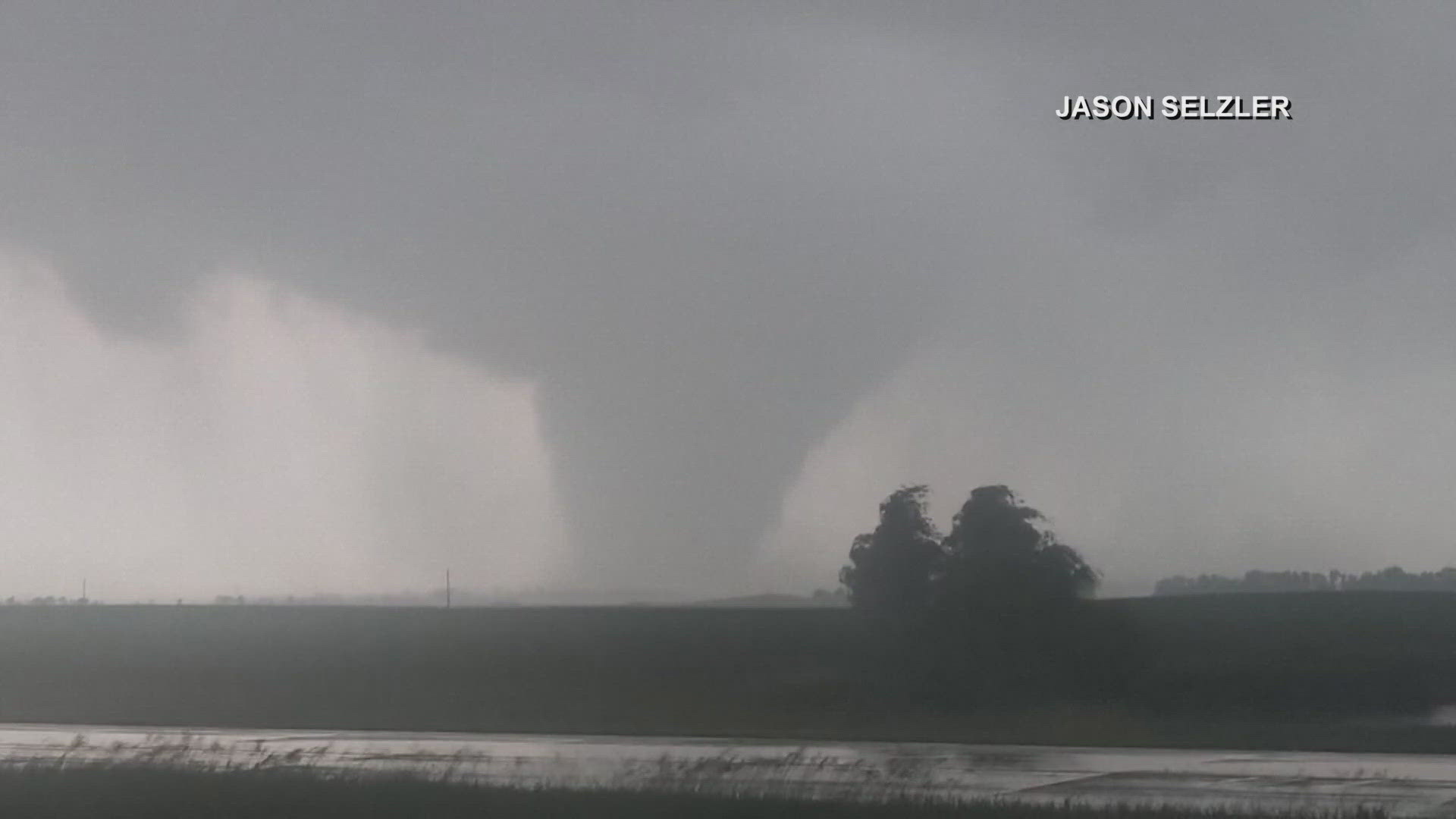 Raw video showing close-up view of tornadoes Near Valley City, North Dakota and in southeastern Dakota. Via: NBC.