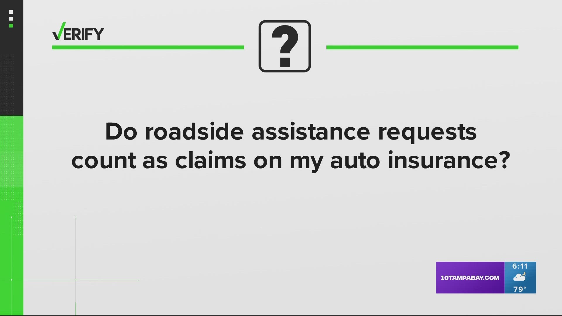 If you use roadside assistance too regularly you could raise a high-risk flag with your auto insurance.