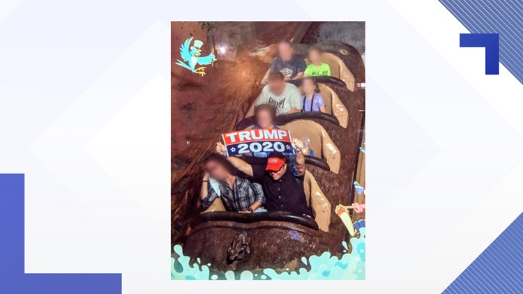 Man says he was wrongfully banned from Disney after holding 'Trump 2020' sign on Splash Mountain