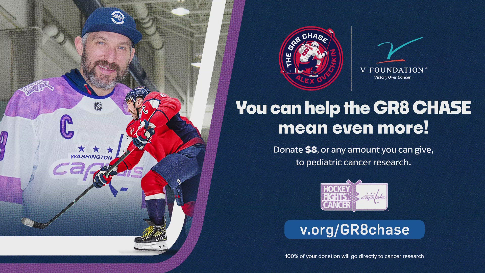 Ovi is chasing greatness, but he's also making a difference. 