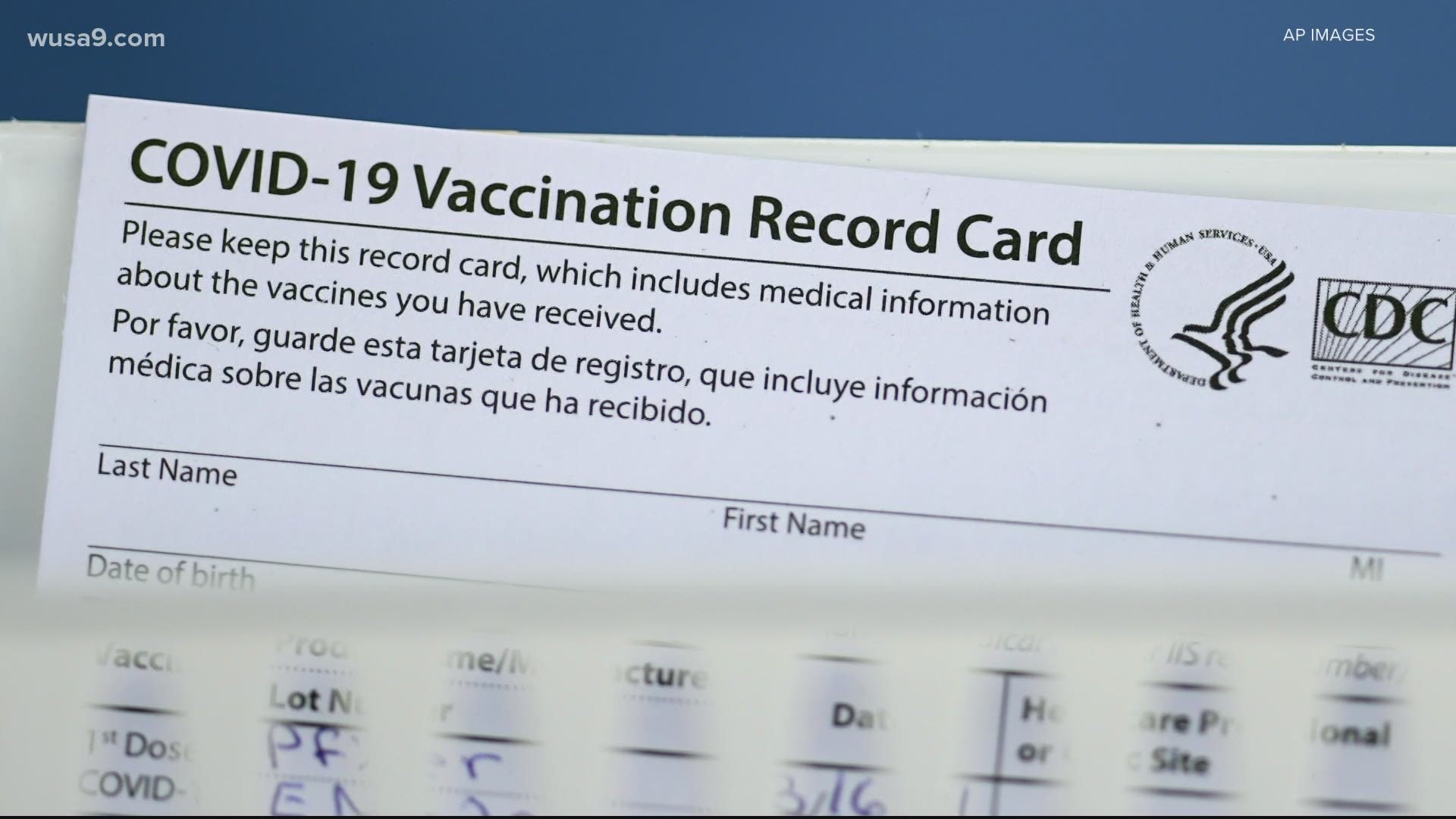 VERIFY How to get a new vaccine card in DC, Maryland and Virginia