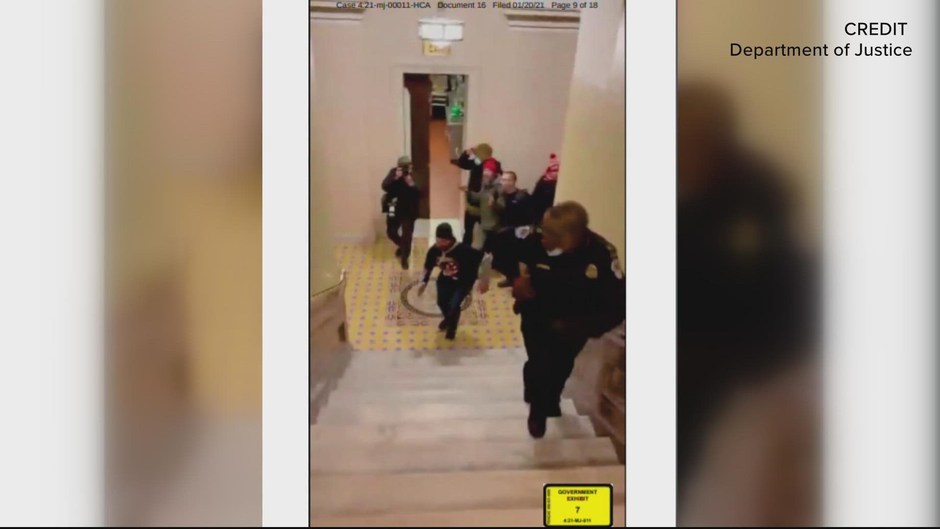 A jury found the Capitol Rioter who chased Capitol Police Officer through the building on January 6th - guilty.