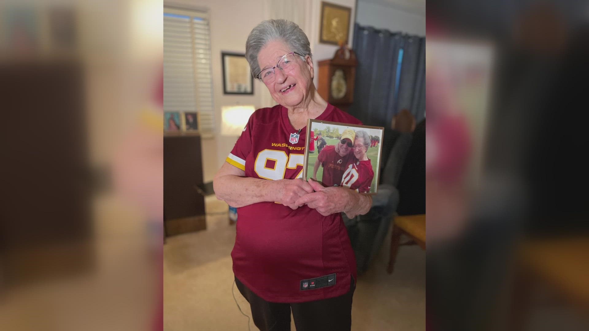 Washington Football Team owner surprises 97-year-old fan with tickets to  Cowboys game