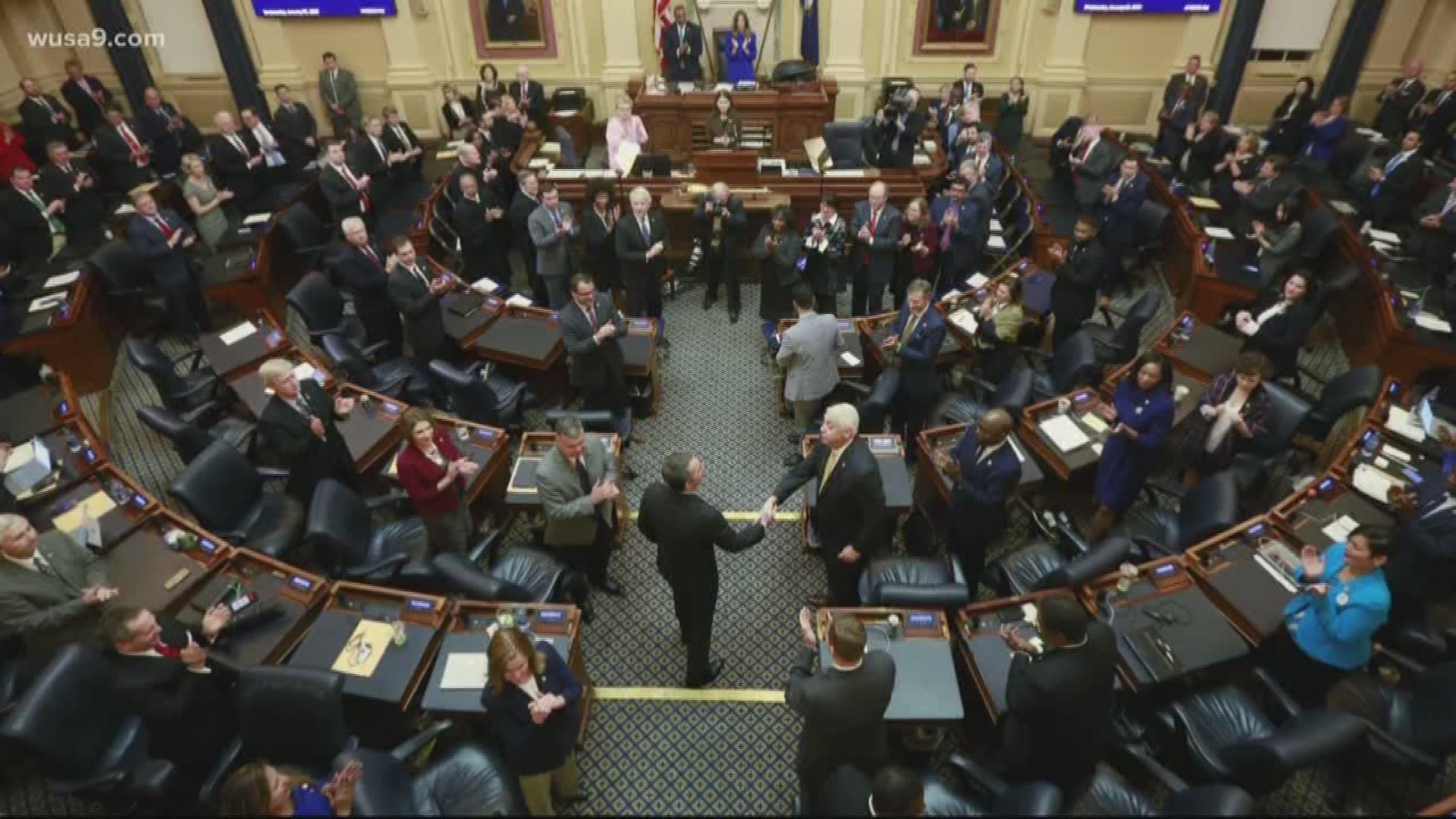 Ahead of Monday's planned gun rights rally in Richmond, Northam said "we are seeing threats of violence, of armed confrontation and assault on our capitol."