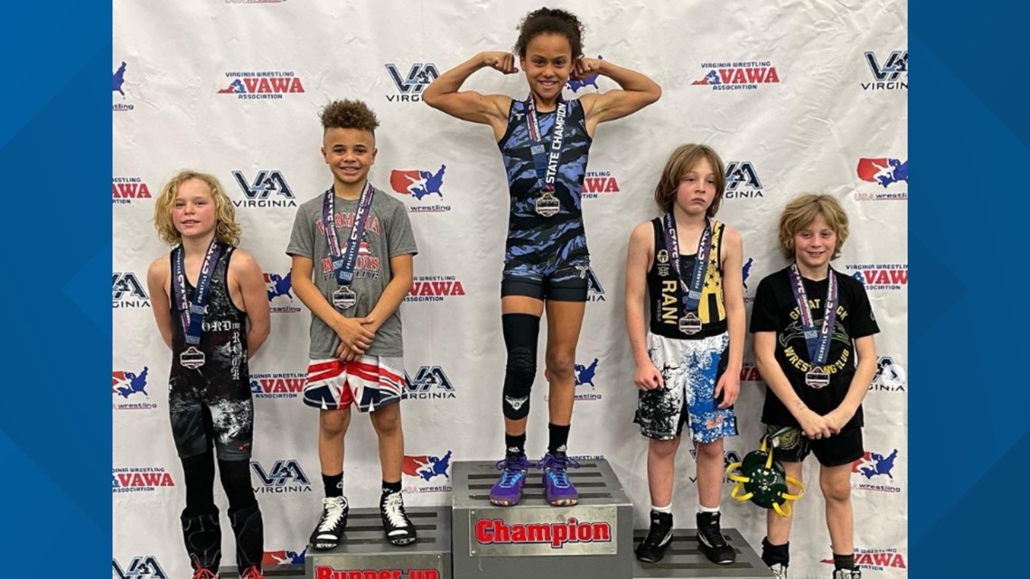 Virginia Beach girl racks up national wrestling, jiujitsu medals