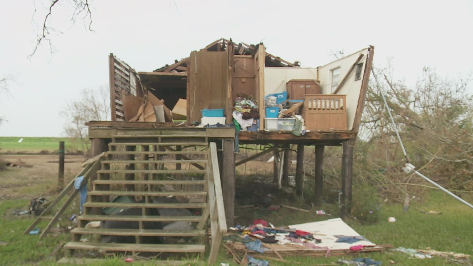 Hurricane Ida has displaced members of the Pointe-au-Chien Tribe in lower Terrebonne, with many homes unlivable.